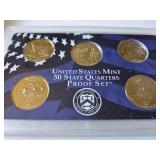 2002 10 Coin US Mint Proof Set