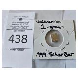 Valcambi 1 gram - .999 Silver Bar