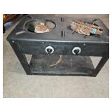 Propane 2 burner with cover
