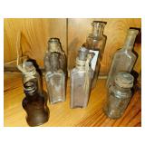 Small Antique Glass bottles @ 8