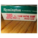 380 Box (some live rounds/some brass)