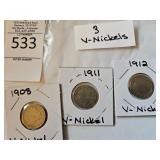 3 V Nickels
