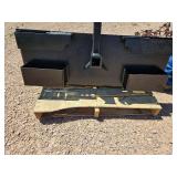 Quick attach plate with receiver hitch