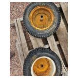 2 wheels with tires - 16 x 6.50 -8