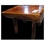 Wood Foot Stool - Heavy & Sturdy