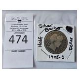 1905-S Silver Barber Half Dollar
