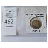 1909-D Silver Barber Quarter