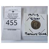 1917-S Silver Mercury Dime