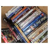 Group of DVDs