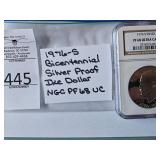 1976-S Bicentennial Silver Proof Ike Dollar
