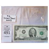 $2 Green Seal 2003