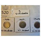 3 V Nickels