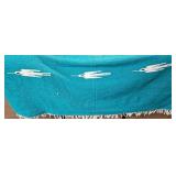 Native style wool blanket 4'x7'