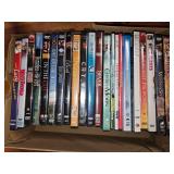 Group of DVDs