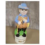Ceramic Red Eye Decanter