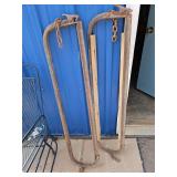 2 Antique Milk Stanchion Head Catches