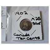 1902 .925 Silver Canada Ten Cents