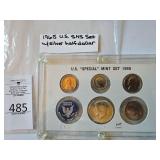 1965 US SMS Set with silver half dollar