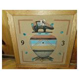 Wall Clock Blank - Sand art background