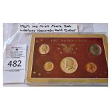 1967 No Mint Mark Set W Silver Kennedy Half Dollar
