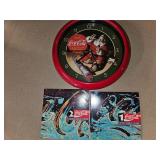 Coca Cola Wall Clock & 2 CDs