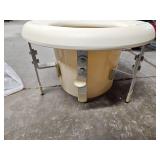 Handicap commode riser