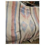 Native style wool blanket 7'x10'