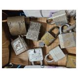 Box of old locks