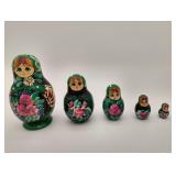 Green Nesting Dolls