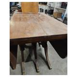 Kitchen Table with drop sides and one leaf