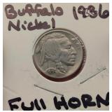 1936 buffalo nickel