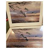 Pair of Ducks Unlimited numbered prints