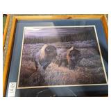 Buffalo Framed Art - Bob Schryvers