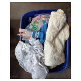 Box of household fabrics