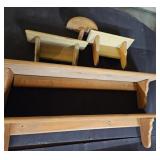 Group of Wooden Shelves