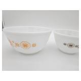 2 Pyrex Mixing Bowls