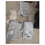 3 Used Tarps