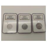Kemmerer City WY 1910 (3 Tokens) NGC Graded