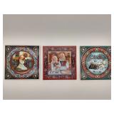 3 Decorative Tiles