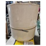 Vintage Wig Box & Blonde Topper