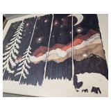 Framed Bear in the woods