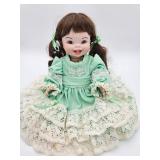 Handmade Porcelain Doll with handmade clothes