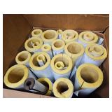 Group of misc sizes pipe insulation