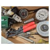 Box of Misc tools & Supplies