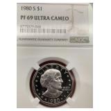 1980 - NGC PF69 UC - Susan B Anthony