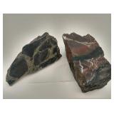 Red Jasper & Green Serpentinite