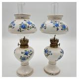 Pair of small oil lamps