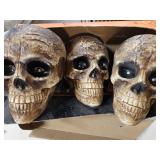 3 LED skulls