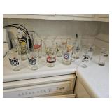 Assortment of Advertising Glasses