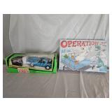 Vintage RC Car and Operation Game